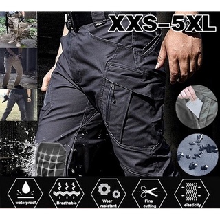 Pantalones tácticos IX7 Pantalones de entrenamiento de camuflaje para hombres al aire libre