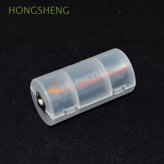 HONGSHENG Practical Battery Adapter Case 6pcs Battery Switcher Battery Converter Storage Container Convenient AA To C Size Batteries Holder Household Battery Shell Battery Conversion Box/Multicolor