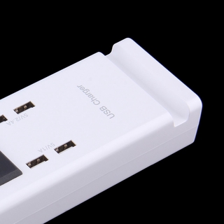 Home Office Use 4-Port USB Charger with 2-Port Outlet Power Strip (6)