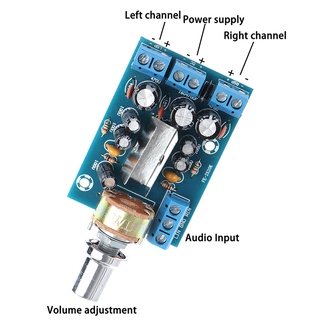 TEA2025B Power Amplifier Audio Board 2.0 Channrl Mini Amplifier Stereo AMP 3Wx2 Home Sound Theatre LT