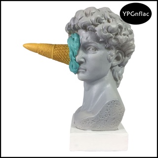 [sell well] helado smashing david cabeza resina estatua griega casa europa arte moderno decoración escultura figura oficina dormitorio living
