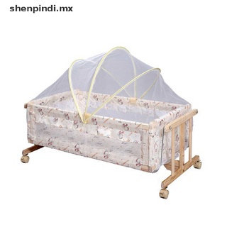 pindi - mosquitera para cuna de bebé, diseño de cuna, con dosel de malla para bebés, corrales, tienda de campaña. (5)