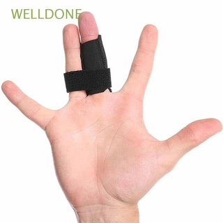 welldone profesional férula de dedo antideslizante vendaje dedos guardia integrado aluminio agujero protector transpirable envoltura