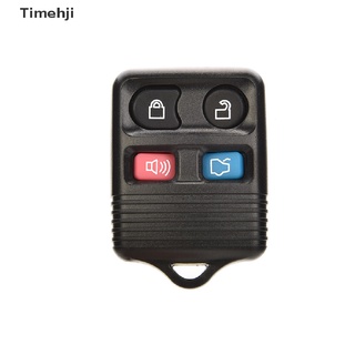 timehji - carcasa de repuesto para llave (4 botones, para ford mx)