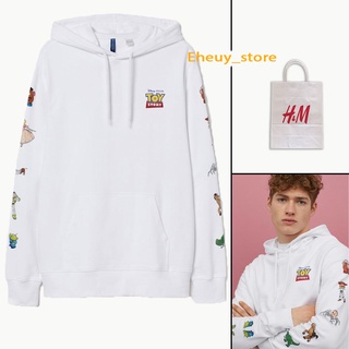 Sudadera H&M ToyStory blanco dividido sudadera con capucha toy story hnm suéter toy story