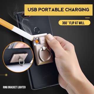 Bendor Cigarettes Electric USB Charging Rechargeable Flameless Phone Stand Lighter