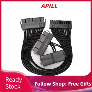 Apill PSU Cables Dual Adaptador Estable Confiable Para Ordenador Oficina Hogar
