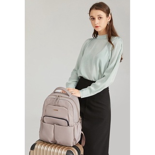 mingke portátil bolsa de 13 14 pulgadas mochila mochila para mujeres multi-bolsillo oficina señora estudiante universitario impermeable a prueba de golpes (4)
