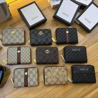 Última marca de las mujeres de la eslinga bolsa presente coreana niña bolsa L9B4 Premium tarjeta cartera + caja Gucci