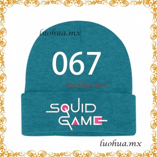 Woolen Hat For Squid Game Outdoor Warm Knitted Beanie Cap 3D Printed(*^__^*)]