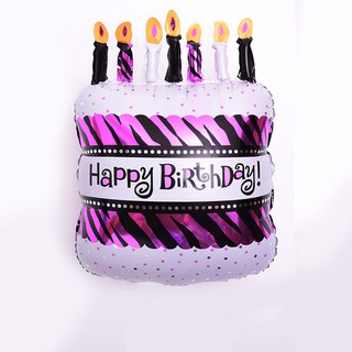 Hbd jumbo foil globos rosa negro feliz cumpleaños caja