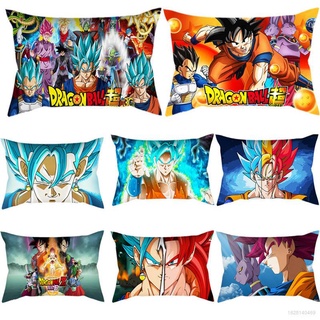 Dragon Ball Anime Rectangular 30x50CM Funda De Almohada Sofá Coche Cojín Decorativa Son Goku Bejīta popular