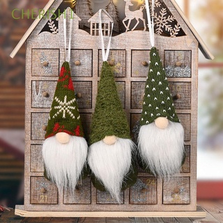CHERISH1 Decoración Muñeca de peluche de Navidad Hogar Adorno colgante de árbol Santa gnomo sin rostro Nuevo Suministros para la fiesta Juguete Regalo Navidad