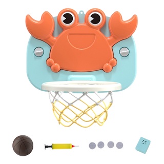 [hellery] juego de aro de baloncesto interior con juego de bolas y bomba para niños y adultos mini aro de baloncesto para puerta y baloncesto de pared
