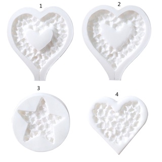 di broken heart star - molde de silicona para tartas, fondant, jabón, resina