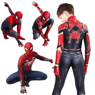 Favorito (1.2mil) Spider-Man Homecoming Iron Spiderman Traje De Superhéroe Disfraz De Cosplay Mono Para Niños Y Adultos (2)