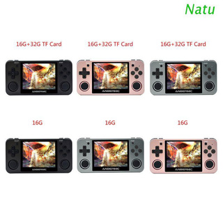 Natu Retro videojuego RG350M consola de juegos portátil 3.5 pulgadas IPS pantalla 16G reproductor de juegos con tarjeta TF 32G