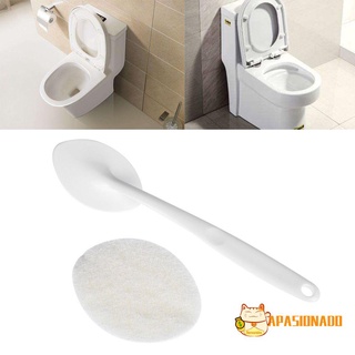 apasionado hogar inodoro cepillo limpiador de piso esponja reemplazable mango largo herramientas de lavado wc accesorio de plástico