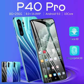 Smartphone P40 Pro sistema Android 9.1 Ultra HD sistema 8GB 128GB/diez núcleos P40 Pro pantalla de gota de agua