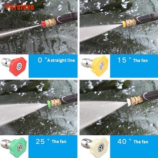[Purelove] 5 pzs conector rápido de alta presión 1/4" boquilla de lanza de chorro de Metal para lavado de coches