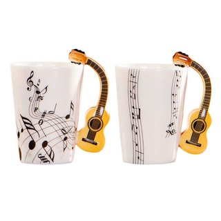 doris* notas musicales diseño de cerámica bebida té café taza taza acústica guitarra regalo para guitarrista
