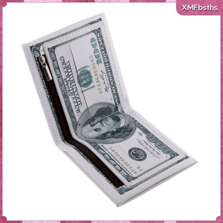 [XMFBSTHS] cartera de lona Bi-Fold Mighty banco nota de papel bolsa de dinero dólares (4)