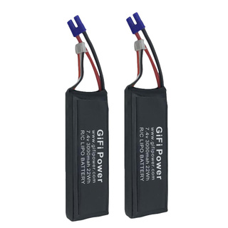 2Pcs Large Capacity Battery 7.4V 3000mAh Replacement For Hubsan H501S Drone