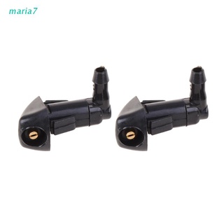 maria7 2 Pcs/Pair Car Windshield Wiper Water Spray Jet Washer Nozzle for Honda- /Accord-