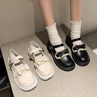 Solo Zapatos De Las Mujeres Otoño Invierno 2022 Nuevo Estilo Nicho Japonés lolita Suela Gruesa Mary Jane Todo-Partido jk