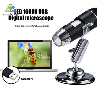 microscopio digital multifuncional 1600x usb de alta definición con micro cámara