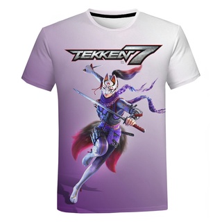 Kid New Tee impreso camiseta para Tekken 7 Streetwear suelto japonés juego camiseta T