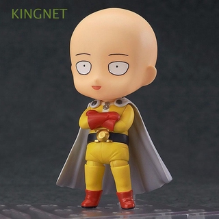 kingnet 10cm one punch man anime muñeca adornos figuras de acción saitama figma figuras de juguete regalos coleccionables modelo de muñeca de pvc figura modelo/multicolor (1)