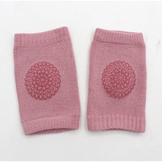Rodilleras para bebe antideslizante color rosa
