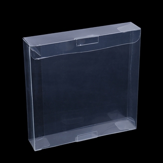 10pcs para gb gba gbc caja de plástico transparente protectores de la manga de videojuego en caja