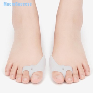 [MCA] 2 piezas de Gel de silicona para juanete de pies grande separador de dedos Hallux facilidades dolor de pie pedicura herramienta DFZ