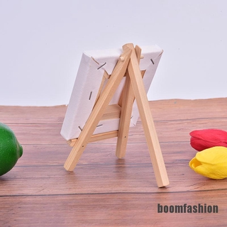 [boomfashion] Mini pintura estirada lienzos en marcos de madera 10 cm x 10 cm para niños (3)