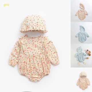 gro ropa de bebé flor ropa recién nacido de algodón ropa de bebé trajes de cremallera monos para niños