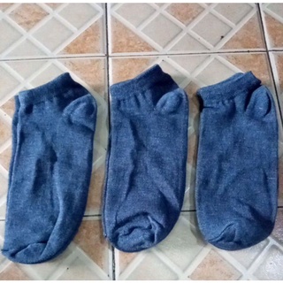 Calcetines de tobillo gris oscuro Color sólido calcetines cortos gris oscuro