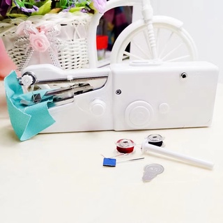 máquina de coser de mano portátil eléctrica de coser inalámbrica máquina de coser para viajes en casa