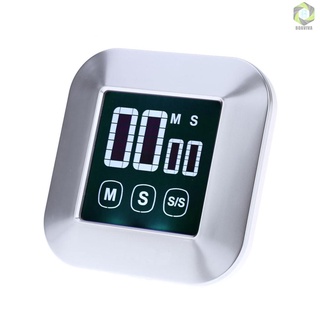 BV temporizador de pantalla táctil de cocina para hornear temporizador de cuenta atrás multifuncional pantalla LCD temporizador de alarma magnético Gadgets de cocina