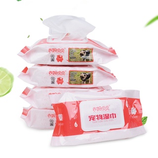 ▷ Toallitas De Limpieza Para Mascotas Antibacterianas Hidratante flexible Picazón Desodorante Ambientales Suministros KADION (6)
