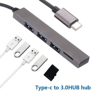 huobianj 4 En 1 USB 3.1 Tipo C A 3.0 TF Lector De Ranura Hub Adaptador Para MacBook Pro/Air (1)