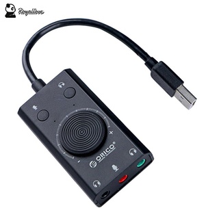 Multifuncional USB tarjeta de sonido USB a Jack adaptador de Audio de auriculares de 3.5 mm (1)