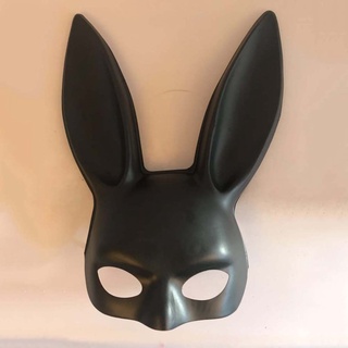 lauren anime cosplay protección de plástico partido props protección partido props anime japonés mascarada fiesta orejas de conejo halloween cara completa cosplay conejo máscara/multicolor (3)