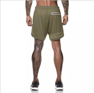2020 Nuevos Hombres Pantalones Cortos Para Hombre 2 En 1 Deportivos Masculinos De Doble Cubierta De Secado Rápido De Los De Jogging Gimnasio (5)