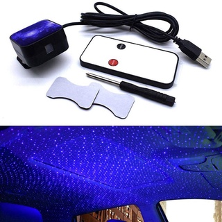 keyloggerok coche Auto techo USB Interior LED decorativo ambiental proyector estrellado estrellado luz