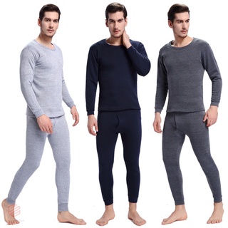 Caliente Para Hombre Pijamas De Invierno Térmica Ropa Interior Larga Johns Sexy Negro Térmico Conjuntos De (1)