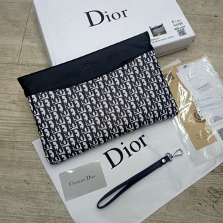 Clutch Dior negro blanco bolso de mano de calidad Premium
