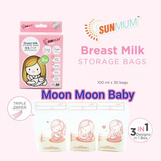 30 bolsas de leche materna/100 ml de leche materna bolsas de leche materna