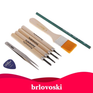 juego de herramientas de goma para tallar de mano, bloque de tallado de goma, cuchillo de tallado, borrador (1)